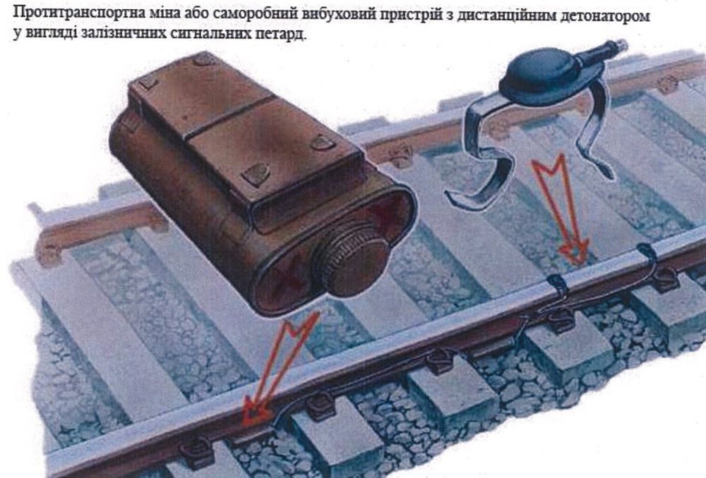 Петарда як детонатор протитранспортної міни