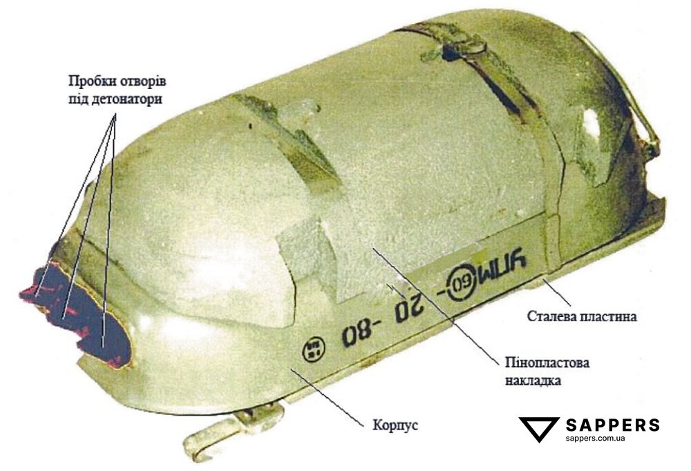 Міна УПМ, загальний вигляд