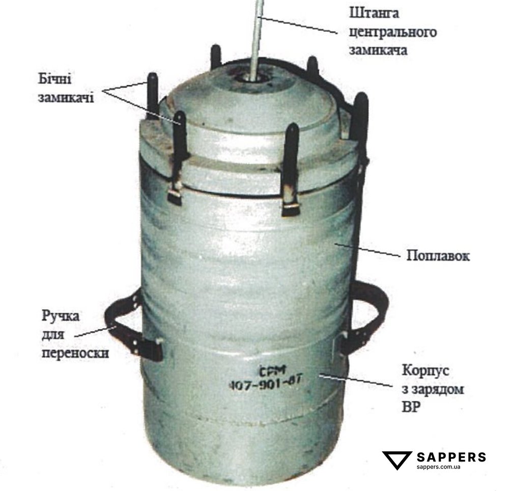 Міна СРМ, загальний вигляд.