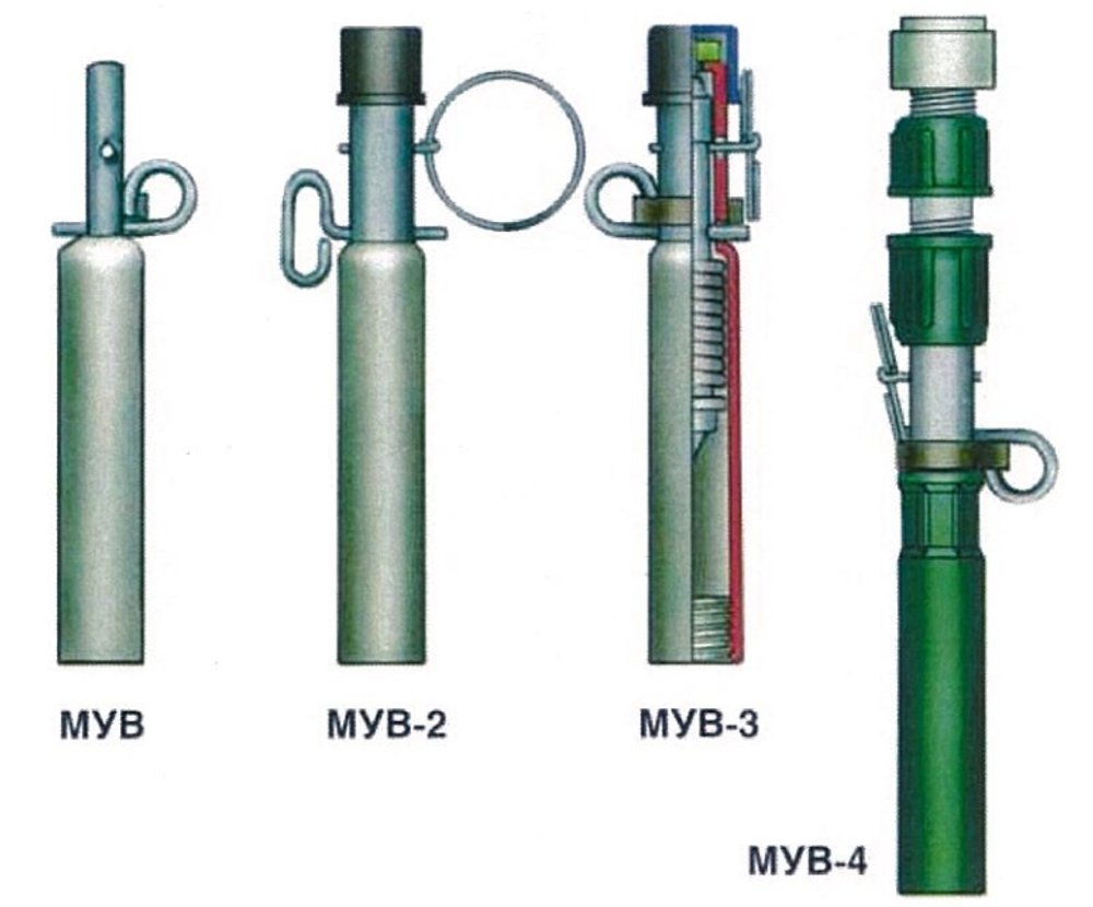 Детонатори серії МУВ, схематичний малюнок