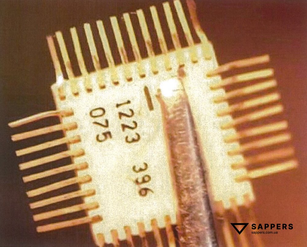 Electronic unit of the POM-3 “Medalyon” mine. All electronics of the new mine are built on a Russian component base, without the use of imported components