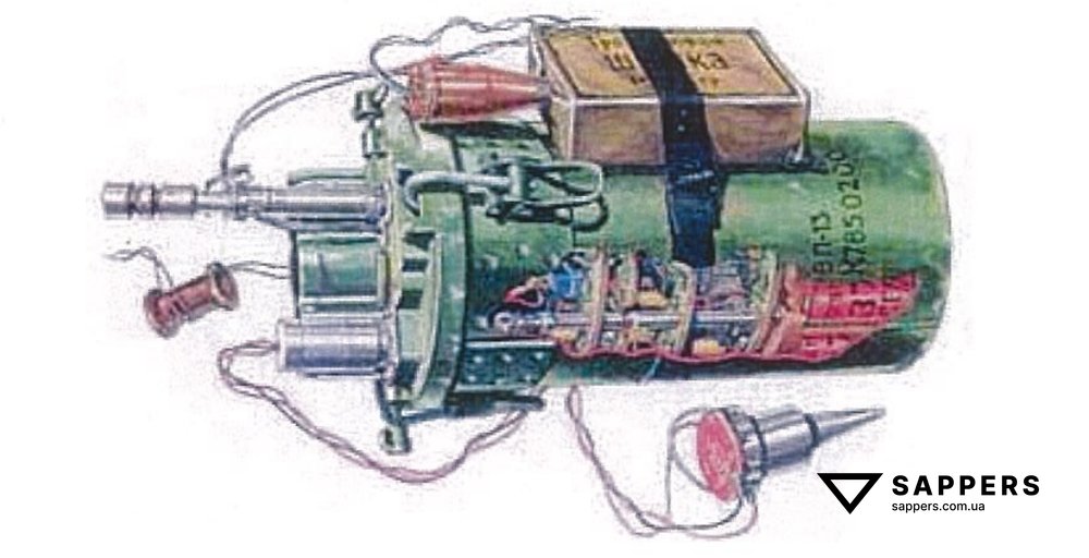 НВУ-П з тротиловою шашкою
