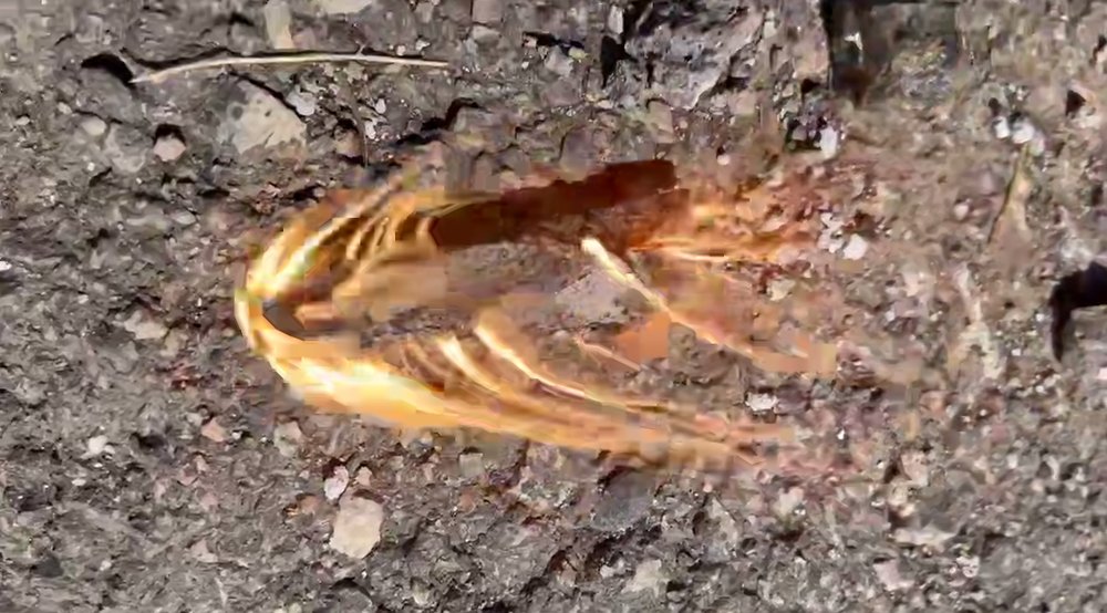 Горіння суміші ЭГ-85Д