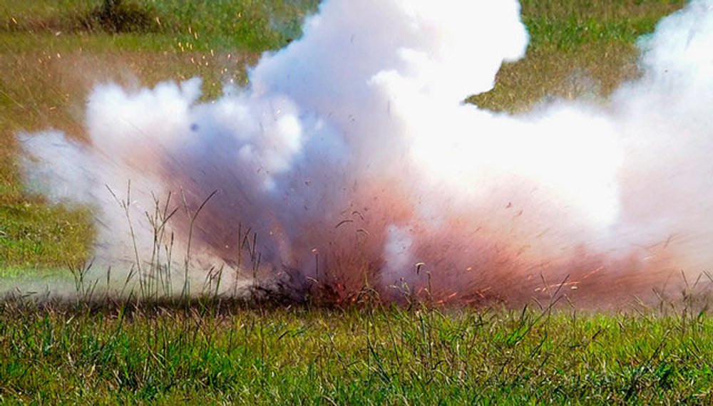 Detonation of an RGD-5 grenade
