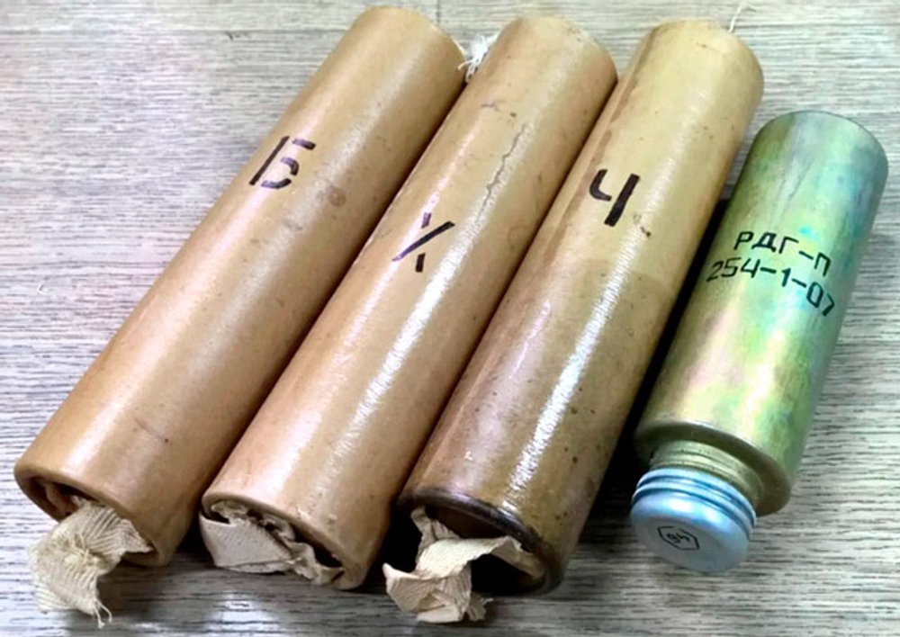 Граната РДГ-П в порівнянні з гранатами РДГ-2
